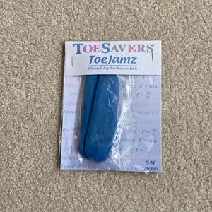ToeSavers ToeJamz BLUE Ultrasoft Big Toe/Bunion Pads — size S/M — NEW